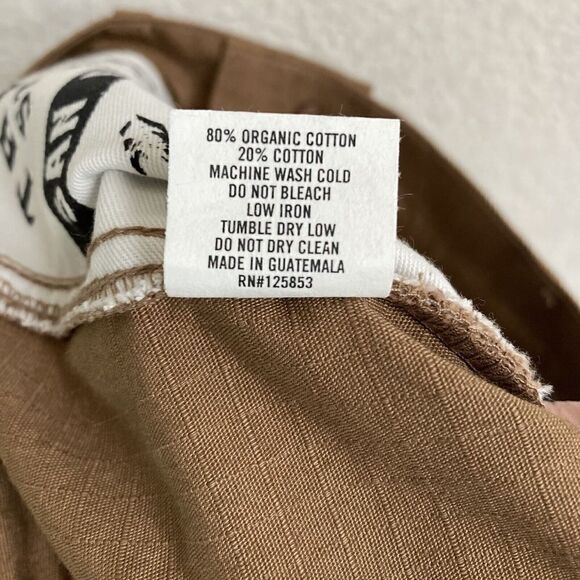 Taylor Stitch Brown Flat Front Men Shorts - Picture 10 of 11